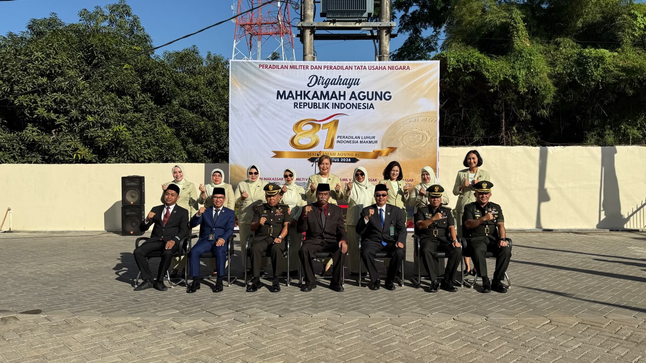 Upacara HUT Mahkamah Agung RI ke-81