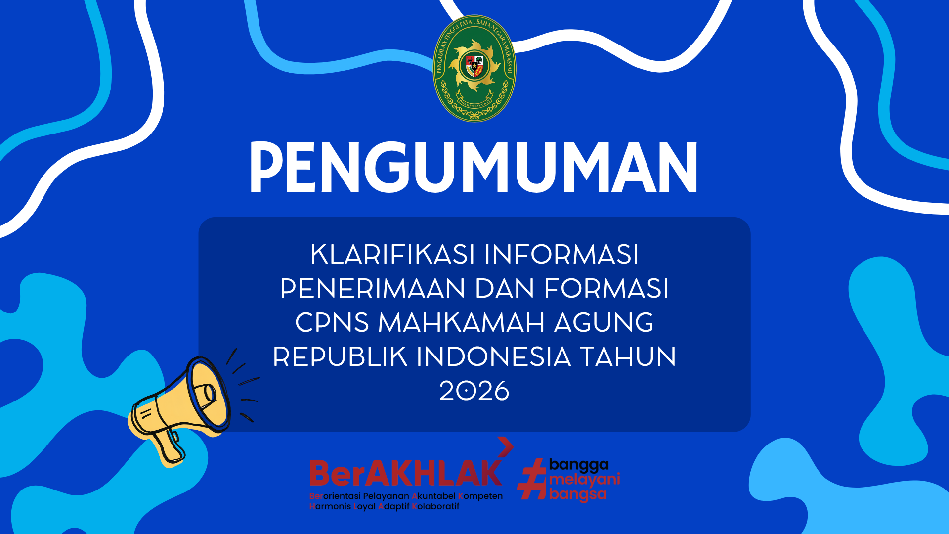 Pengumuman Klarifikasi Penerimaan CPNS
